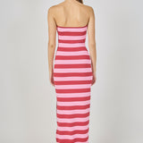 Danielle Striped Cutout Maxi Dress