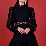 Laced Cutout Mini Dress