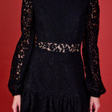 Laced Cutout Mini Dress