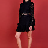 Laced Cutout Mini Dress