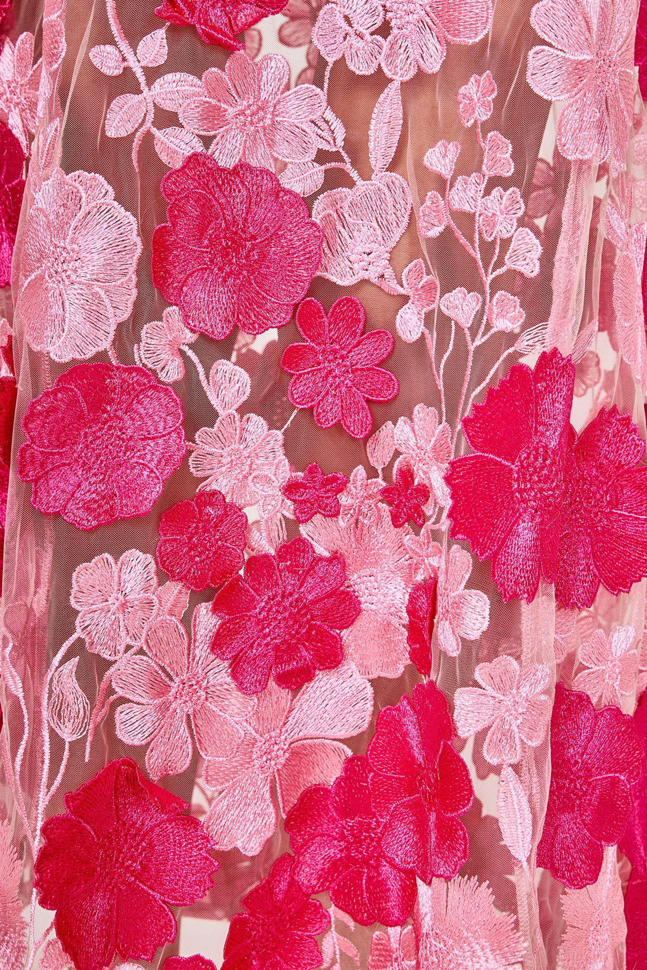 3d floral embroidered dress Endless Rose