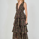 Floral Tiered Maxi Dress