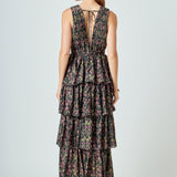Floral Tiered Maxi Dress
