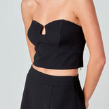 Haley V Strapless Top