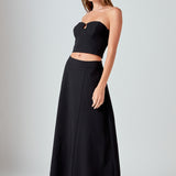 Haley V Strapless Top