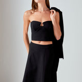 Haley V Strapless Top