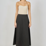 Haley Flare A Line Midi Skirt