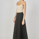 Haley Flare A Line Midi Skirt