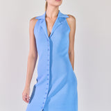 Collared Knit Midi Dress