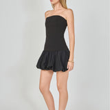 Makayla Strapless Bubbled Mini Dress