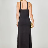 Rosette Knit Midi Dress