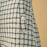 Boucle Tweed Check Shorts
