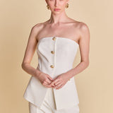 Strapless Suit Long Top