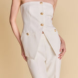 Strapless Suit Long Top