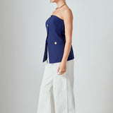 Strapless Suit Long Top
