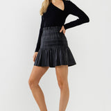 Cut out Long Sleeve Knit Top