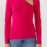 Cut out Long Sleeve Knit Top