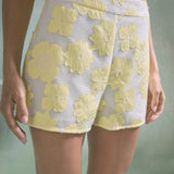 Floral Net Shorts