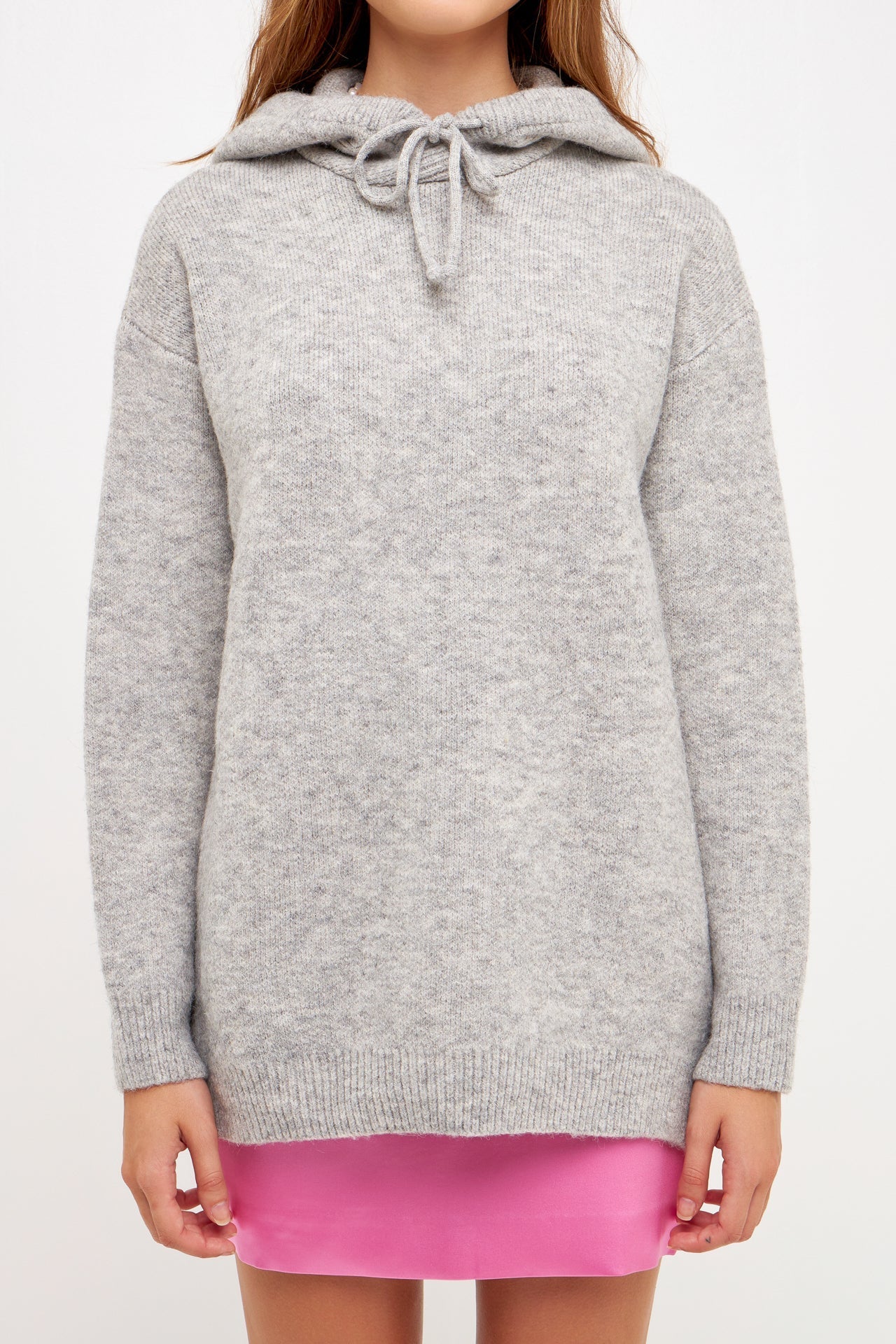 GREY LAB - Oversize Knit Hoodie - SWEATERS & KNITS available at Objectrare