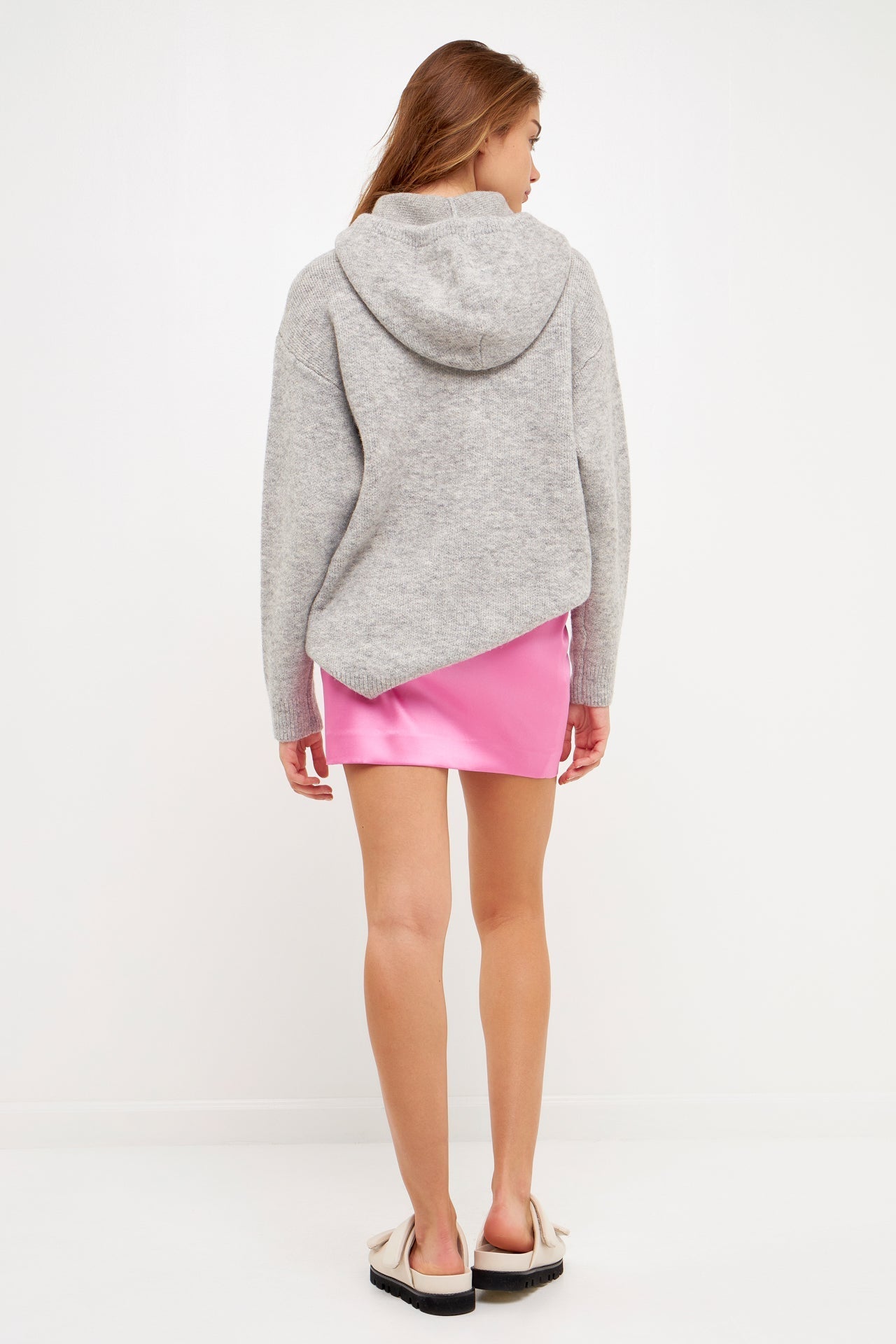 GREY LAB - Oversize Knit Hoodie - SWEATERS & KNITS available at Objectrare