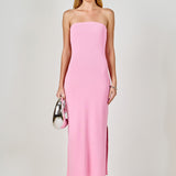 Curved Knit Midi Dress