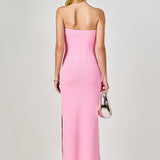 Curved Knit Midi Dress