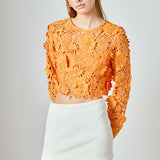 Floral Lace Long Sleeve Top