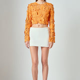 Floral Lace Long Sleeve Top