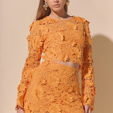 Floral Lace Long Sleeve Top