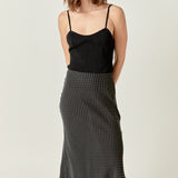 Raye Chiffon Polka Dot Maxi Skirt