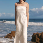 Strapless Satin Maxi Dress – Endless Rose