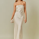 Strapless Satin Maxi Dress Endless Rose Strapless Satin Maxi Dress Endless Rose