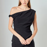Draped Mini Dress