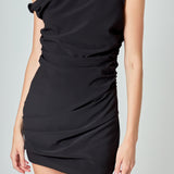 Draped Mini Dress