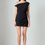 Draped Mini Dress