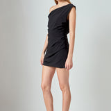 Draped Mini Dress