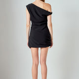 Draped Mini Dress