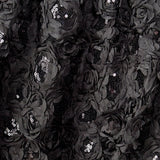 Sabrina Floral Sequin Mixed Media Mini Dress