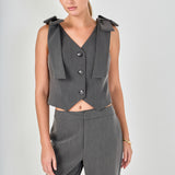 Bow Tie Strap Vest
