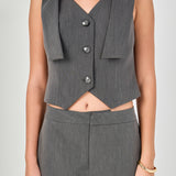 Bow Tie Strap Vest