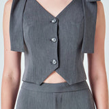Bow Tie Strap Vest
