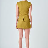 Pleated Mini Skort