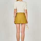 Pleated Mini Skort