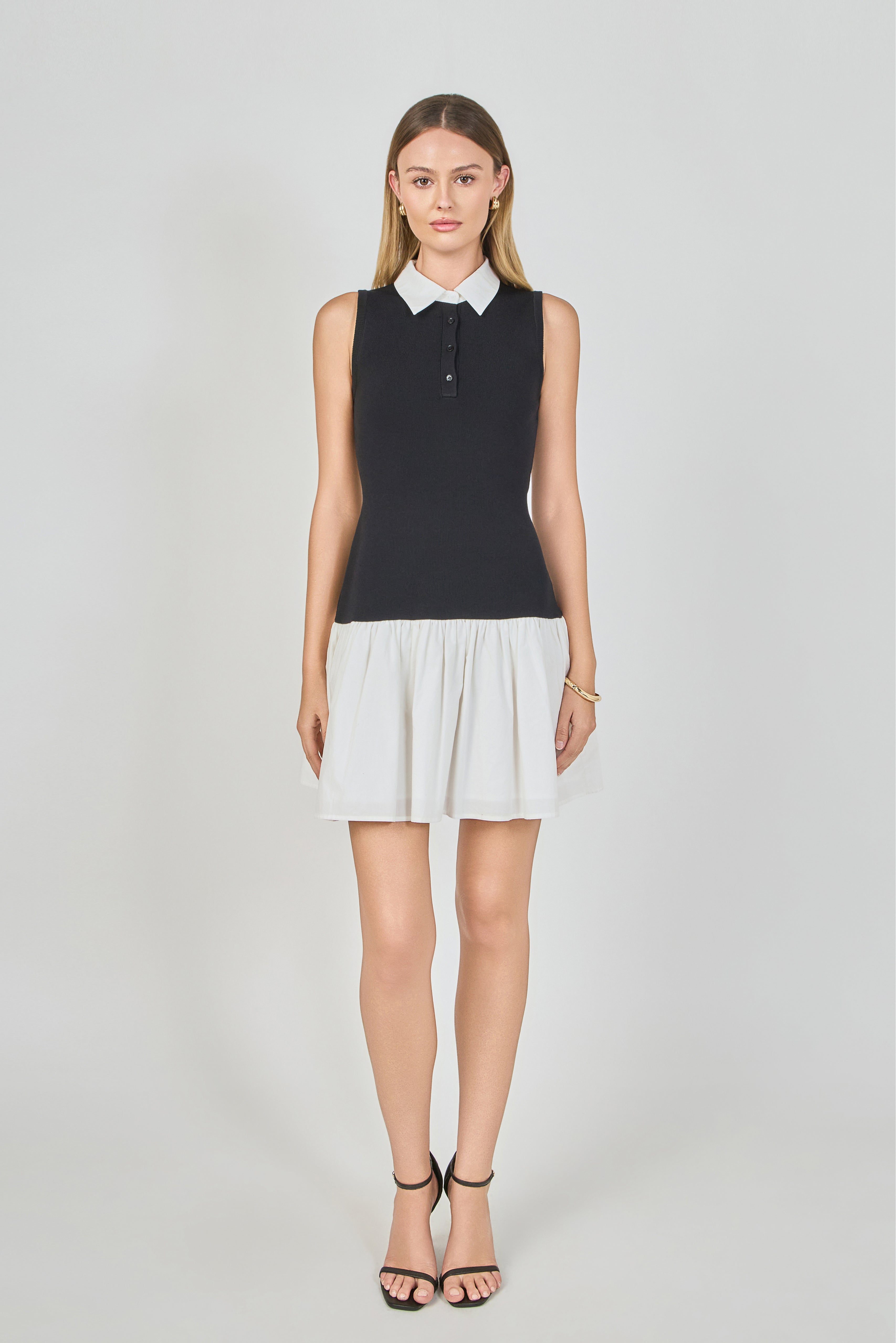 endless rose mock neck sleeveless mini dress Endless Rose