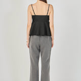 Mid Rise Fitted Trousers
