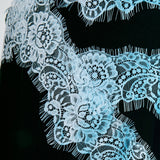 Asymmetrical Lace Trim Midi Skirt