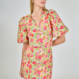 Floral Print Mini Dress