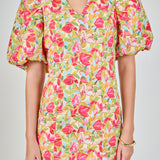 Floral Print Mini Dress