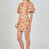Floral Print Mini Dress