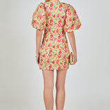 Floral Print Mini Dress